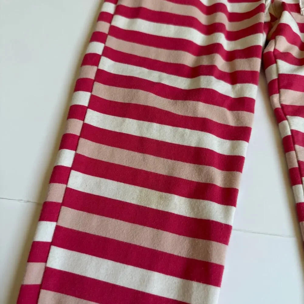 KicKee Kids Pink Striped Hoodie & Joggers XS 5/6